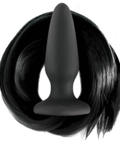 Butt Plug Unicorn Filly Tails negru