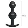 Butt plug cu bile de greutate Special Anal Stimulation Pretty Love dimensiuni Butt plug cu bile de greutate Special Anal Stimulation Pretty Love dimensiuni