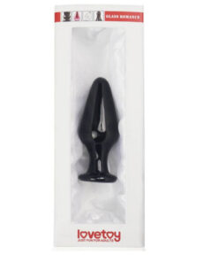Butt plug de sticla Romance Lovetoy