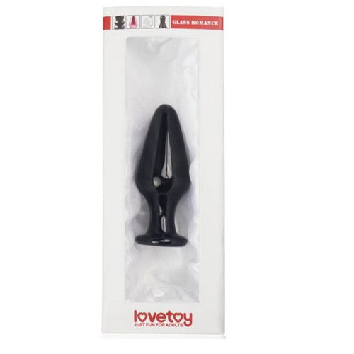 Butt plug de sticla Romance Lovetoy Butt plug de sticla Romance Lovetoy