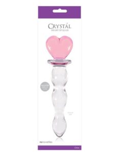 bile anale de sticla Crystal Heart of Glass ambalaj
