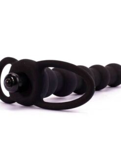 strap on anal Vibrating Fantasy Double Prober negru