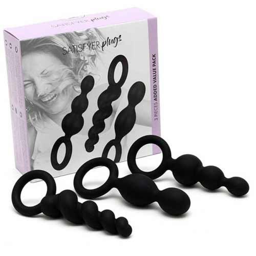 Set-Butt-Plug-Satisfyer-ambalaj Set Butt Plug Satisfyer