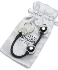 Bile anale Fifty Shades of Grey Inner Goddess Mini Silver Pleasure Balls 85g jucarii anale