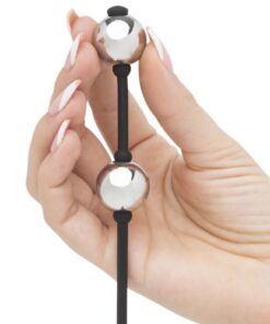 Bile anale incepatori Fifty Shades of Grey Inner Goddess Mini Silver Pleasure Balls 85g