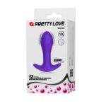 Dop Anal cu vibratii Pretty Love Massager Purple