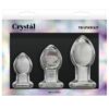 Sex butt plug Crystal Trainer Kit jucarii anale