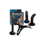 Strap-on black 3 in 1 Orion