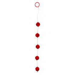 Bile Anal Balls Clear Red Large sex shop