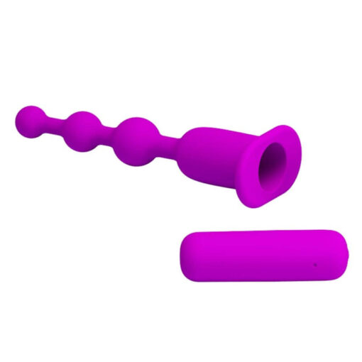 Bile anale cu vibratii Pretty Love Hermosa unisex