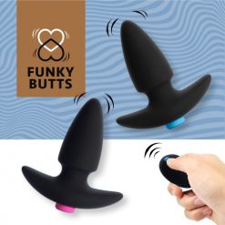 Set Butt Plug Cuplu FunkyButts Remote Controlled sex shop online romania