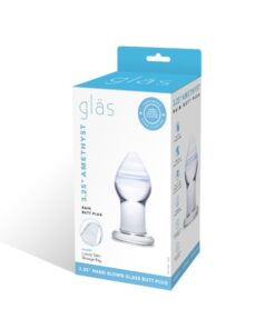 Butt plug sticla Glas Amethyst Rain