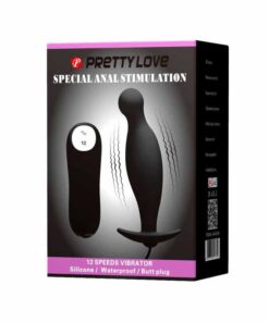 Butt Plug Anal cu Vibratii Pretty love