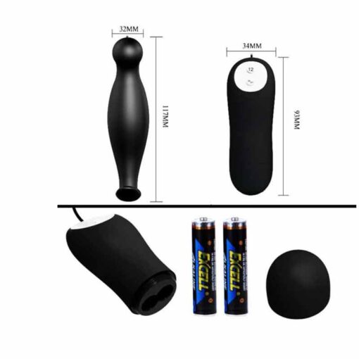 Butt Plug Anal cu Vibratii Pretty love