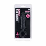 Butt Plug Cork Negru