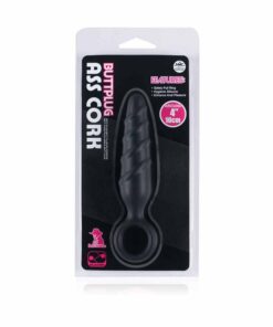 Butt Plug Cork Negru