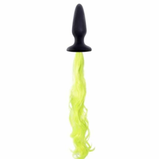 Butt Plug cu Coada de Unicorn verde