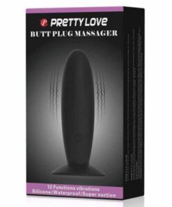 Butt Plug cu Vibratii Pretty Love