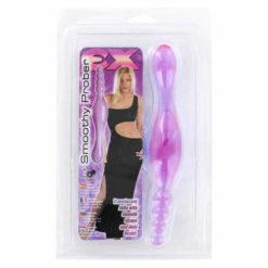 Dildo Dublu Smoothy Prober Clear Lavender