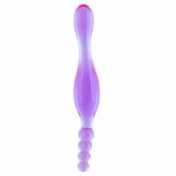 Dildo Dublu Smoothy Prober Clear Lavender