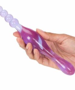 Dildo Dublu Smoothy Prober Clear Lavender