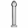 Dildo-de-Sticla-Glass-Romance-clear-transparent Dildo de Sticla Glass Romance clear