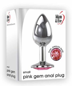 Butt Plug Argintiu Adam & Eve