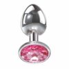 Butt Plug Argintiu Adam & Eve