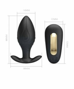 Butt Plug Pretty Love Royal Pleasure Regina negru