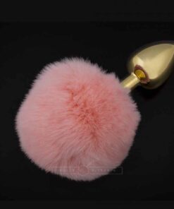 Butt Plug Jewellery Gold Fluffy Roz