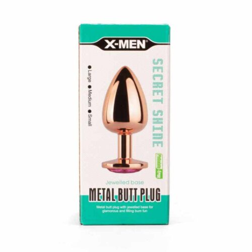 Butt-Plug-X-MEN-Secret-Shade-Rose Butt Plug X-MEN Secret Shade Rose