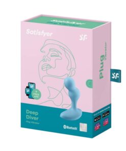 Dop Anal cu Vibratii Deep Diver Connect App