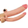 Prelungitor cu Vibratii Double Penis Sleeve