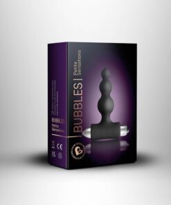 Bile Anale cu Vibratii Bubbles Black