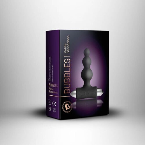 Bile Anale cu Vibratii Bubbles Black Bile Anale cu Vibratii Bubbles Black