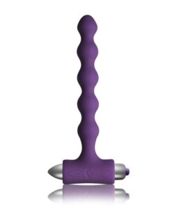 Bile Anale cu Vibratii Pearls Black