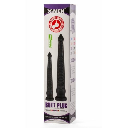 Butt Plug PVC Black XMEN 12,6 inch
