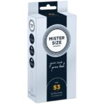 Prezervative MISTER SIZE 53 mm 10 buc Prezervative MISTER SIZE 53 mm 10 buc