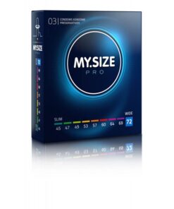 Prezervative MY SIZE PRO 72 mm 3 buc