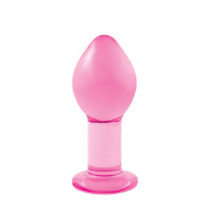 Butt plug Crystal Large Pink