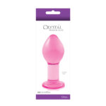 Butt plug Crystal Large Pink