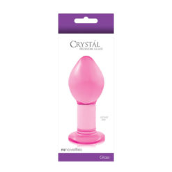 Butt plug Crystal Large Pink