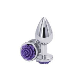 Butt plug Rose Violet Mediu