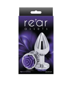 Butt plug Rose Violet Mediu