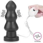 Butt plug cu Vibratii King Sized --- Butt plug cu Vibratii King Sized