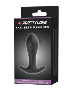 Butt plug cu vibratii Massager Black