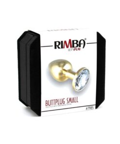 Butt Plug Metal Cu Cristal