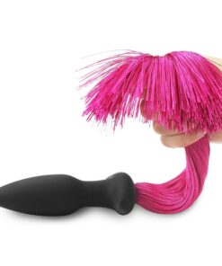 Butt plug Anal Silicon cu Pony Tail 1 2