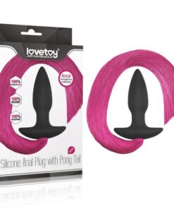 Butt plug Anal Silicon cu Pony Tail