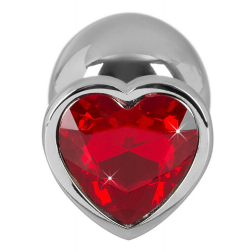 Butt plug Metal cu forma de Inima 1 2